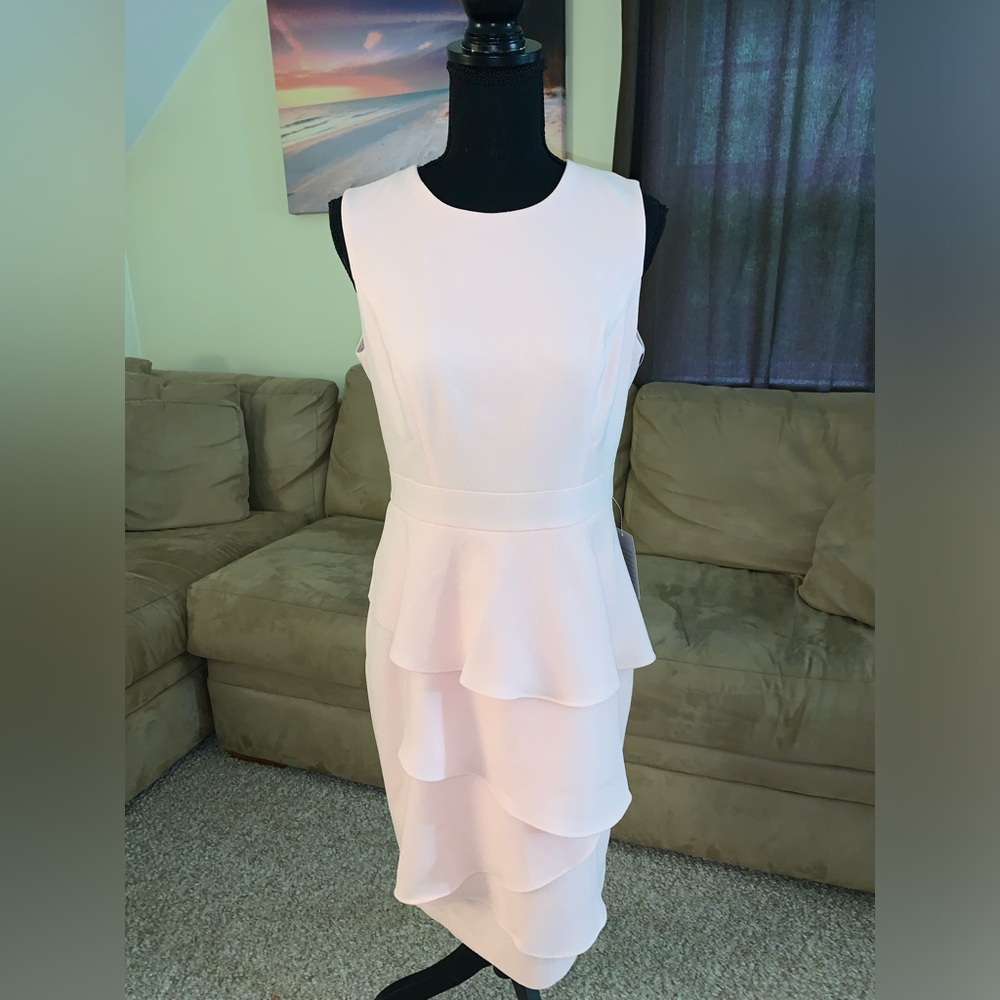 Eliza J of Nordstrom’s  cascading dress